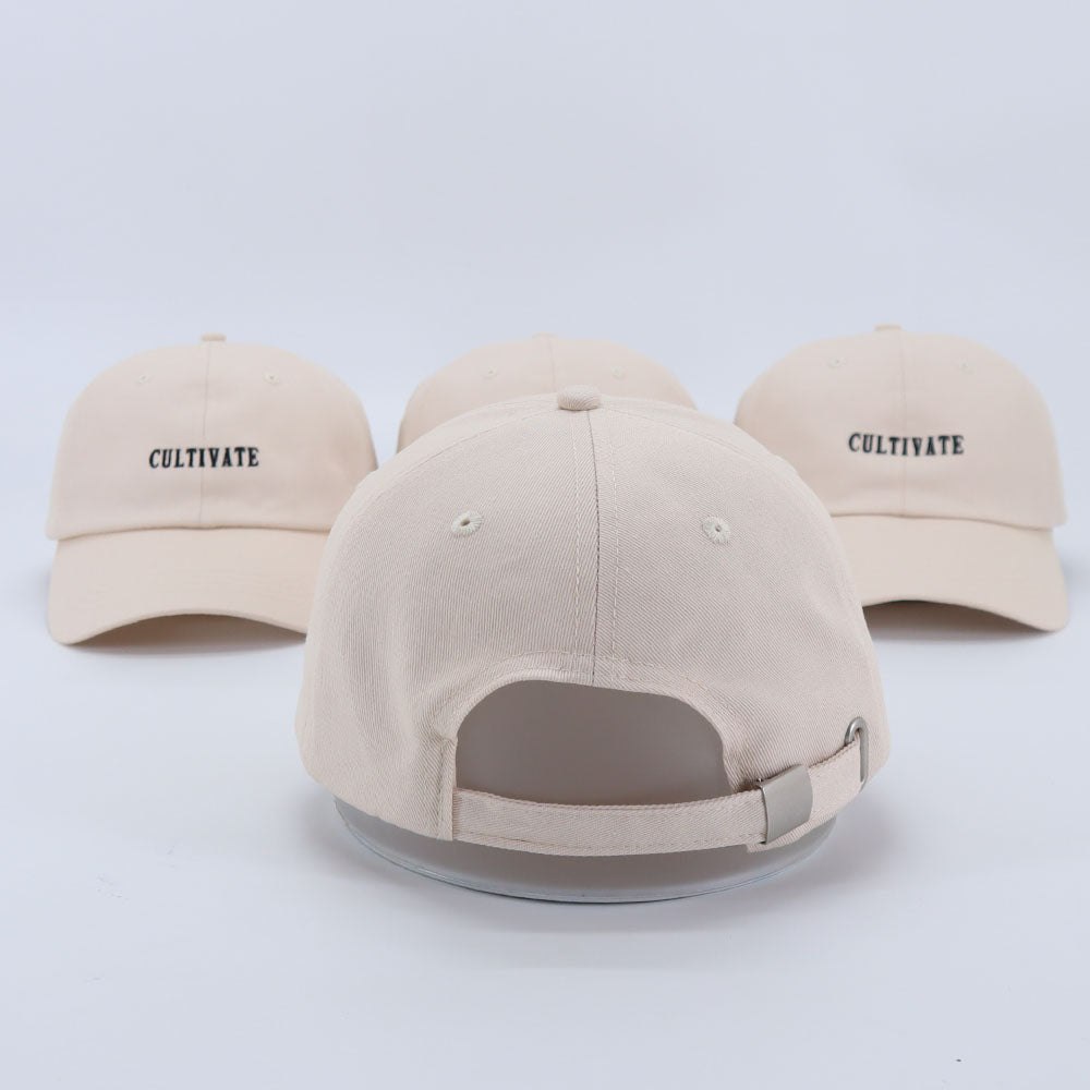 Dad Cap - Beige – cultivatestreetwear