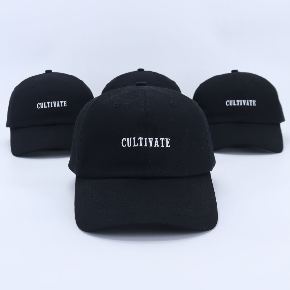 Dad Cap - Black – cultivatestreetwear Dad Cap - Black – cultivatestreetwear
