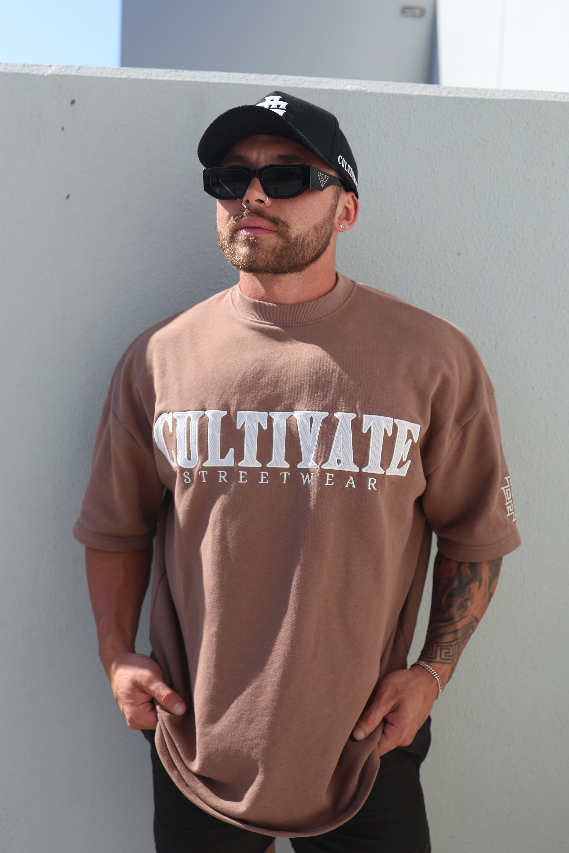 CULTIVATE  - STAPLE TEE "CHOCOLATE"