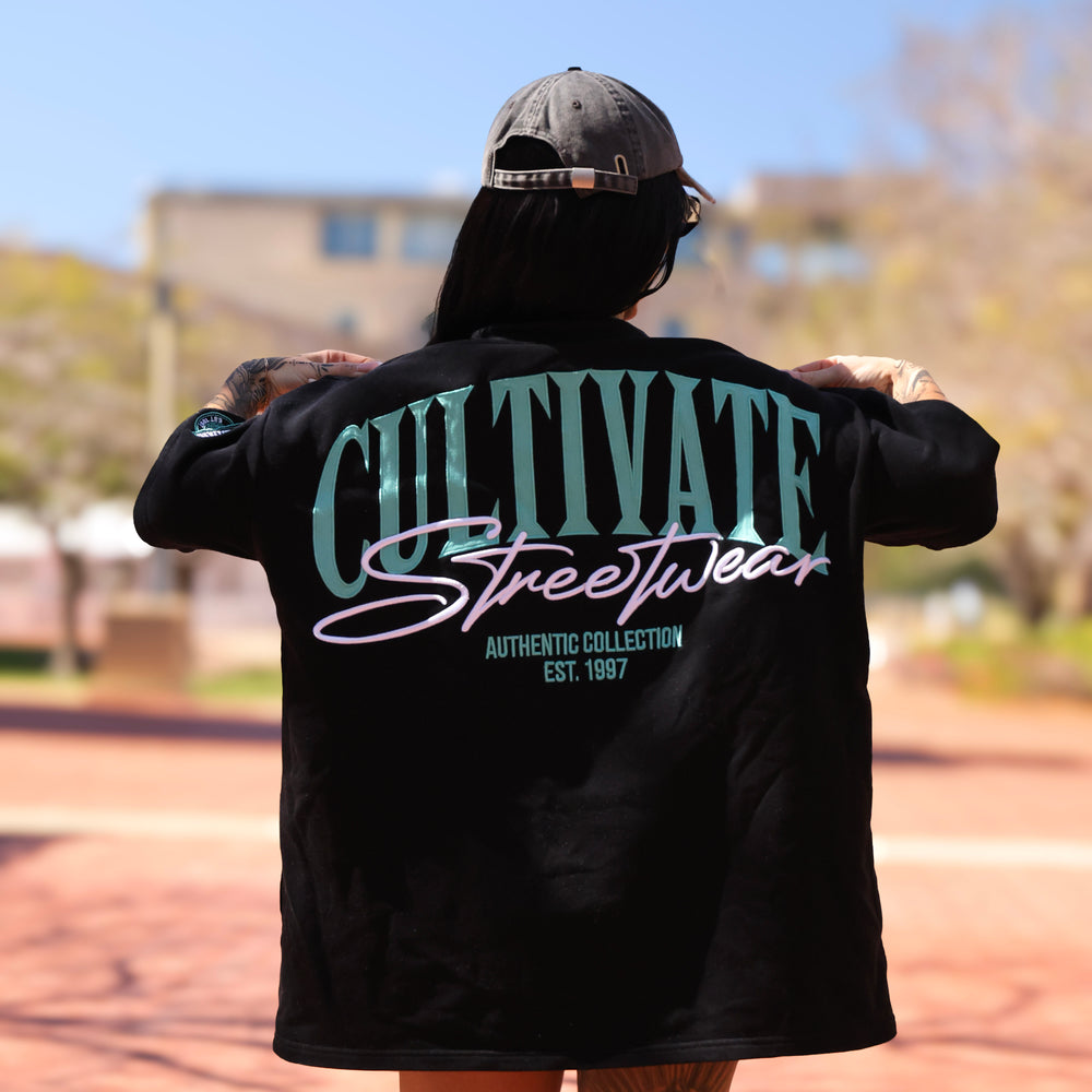 
                      
                        Cultivate - Authentic "Black on Tiffany Blue"
                      
                    