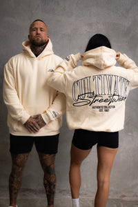 CULTIVATE - HOODIE "VANILLA CREAM ON OFF WHITE"