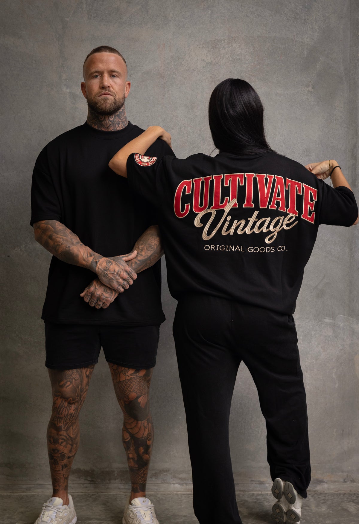 CULTIVATE - VINTAGE "BLACK ON ROYAL RED"