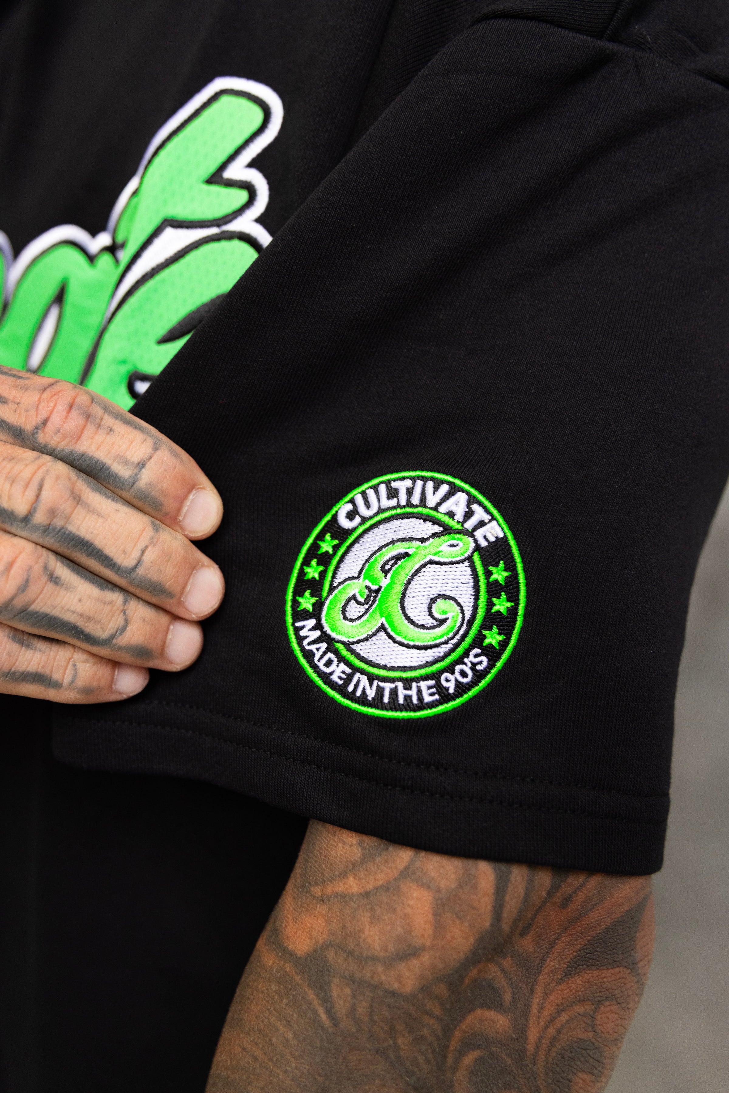 CULTIVATE - MADE IN THE 90s “BLACK ON LIME GREEN”