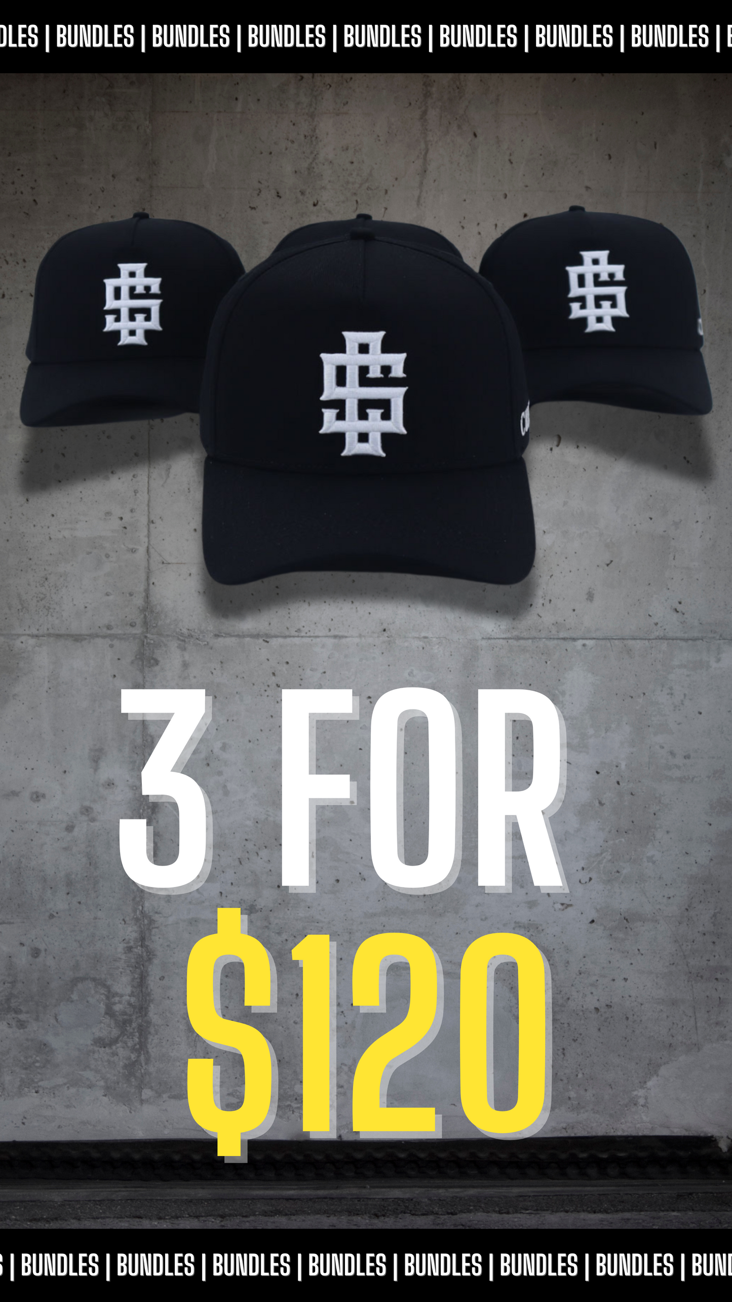 3 HAT BUNDLES