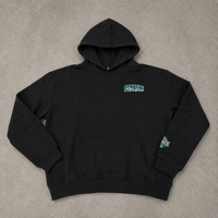 CULTIVATE - HOODIE "BLACK ON TIFFANY BLUE"