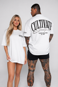 CULTIVATE - AUTHENTIC “WHITE ON SLATE GREY”