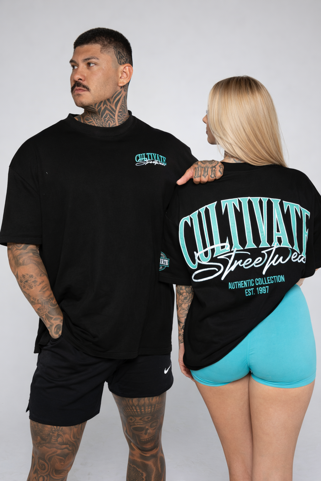 CULTIVATE - AUTHENTIC "BLACK ON TIFFANY BLUE"