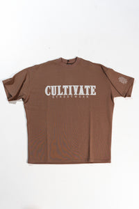 CULTIVATE  - STAPLE TEE "CHOCOLATE"