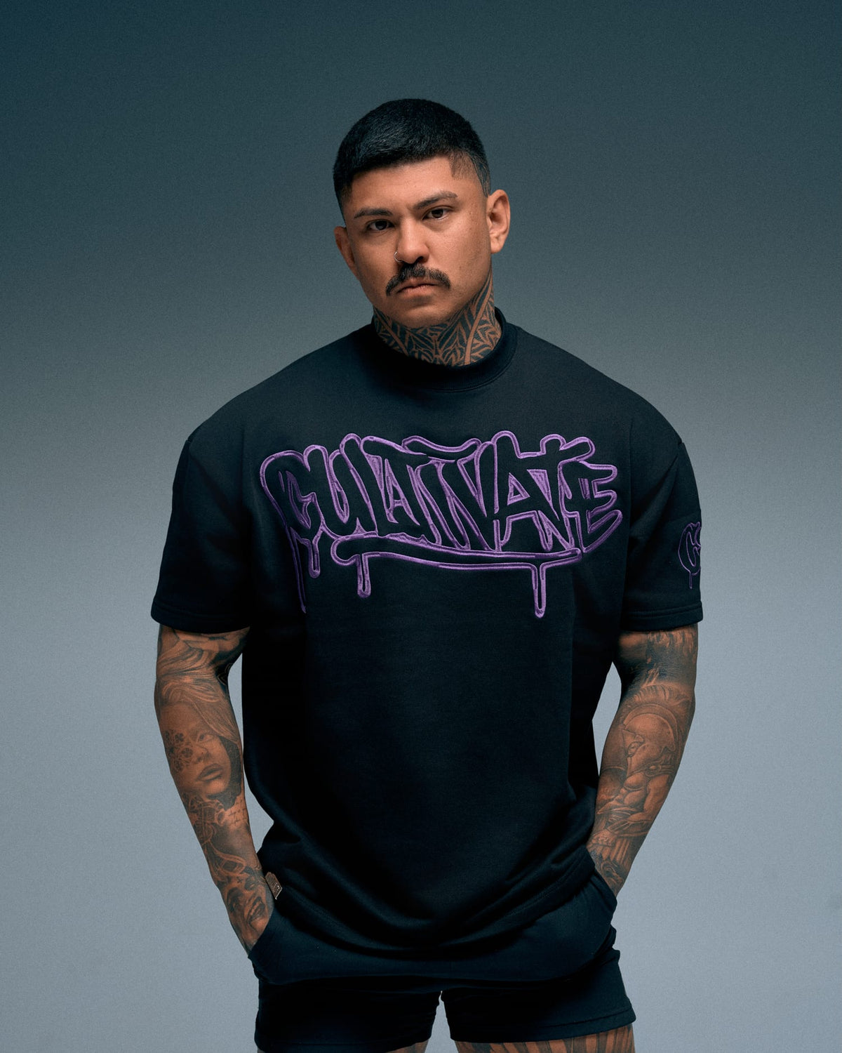CULTIVATE - GRAFFITI DRIP "BLACK ON PHANTOM PURPLE"