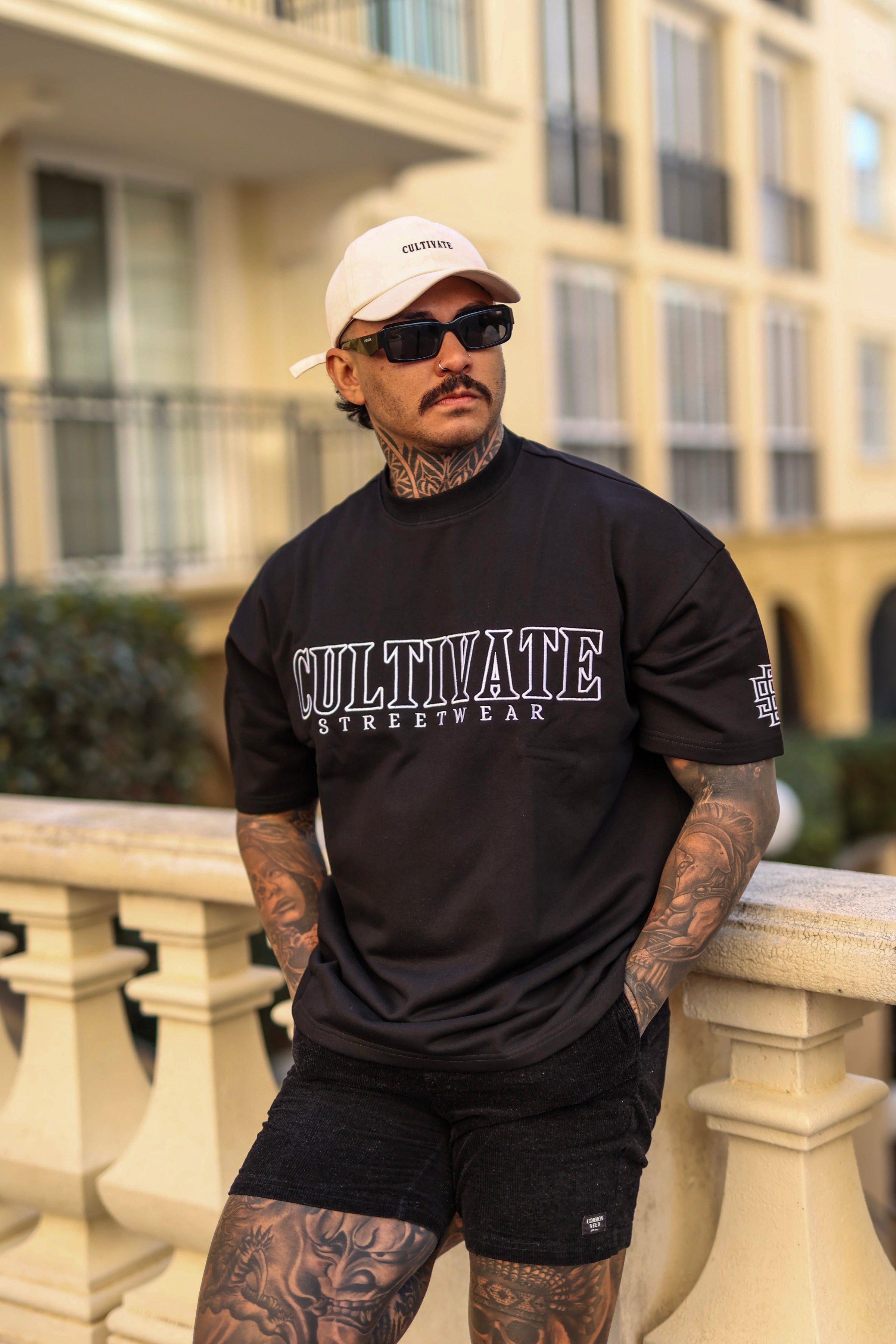 CULTIVATE  - STAPLE TEE "BLACK"