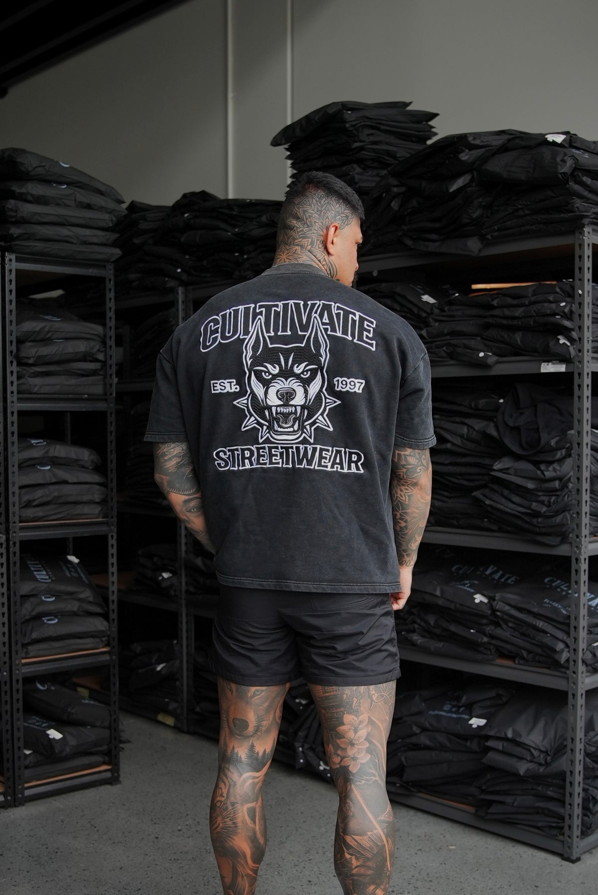 CULTIVATE - VINTAGE "WASHED BLACK DOBERMAN"