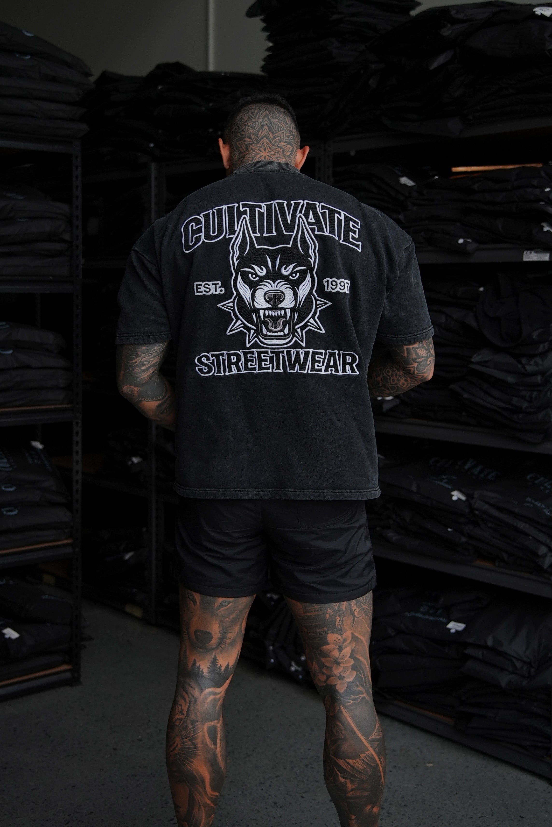 CULTIVATE - VINTAGE "WASHED BLACK DOBERMAN"