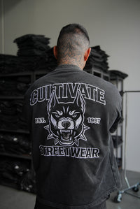 CULTIVATE - VINTAGE "WASHED BLACK DOBERMAN"