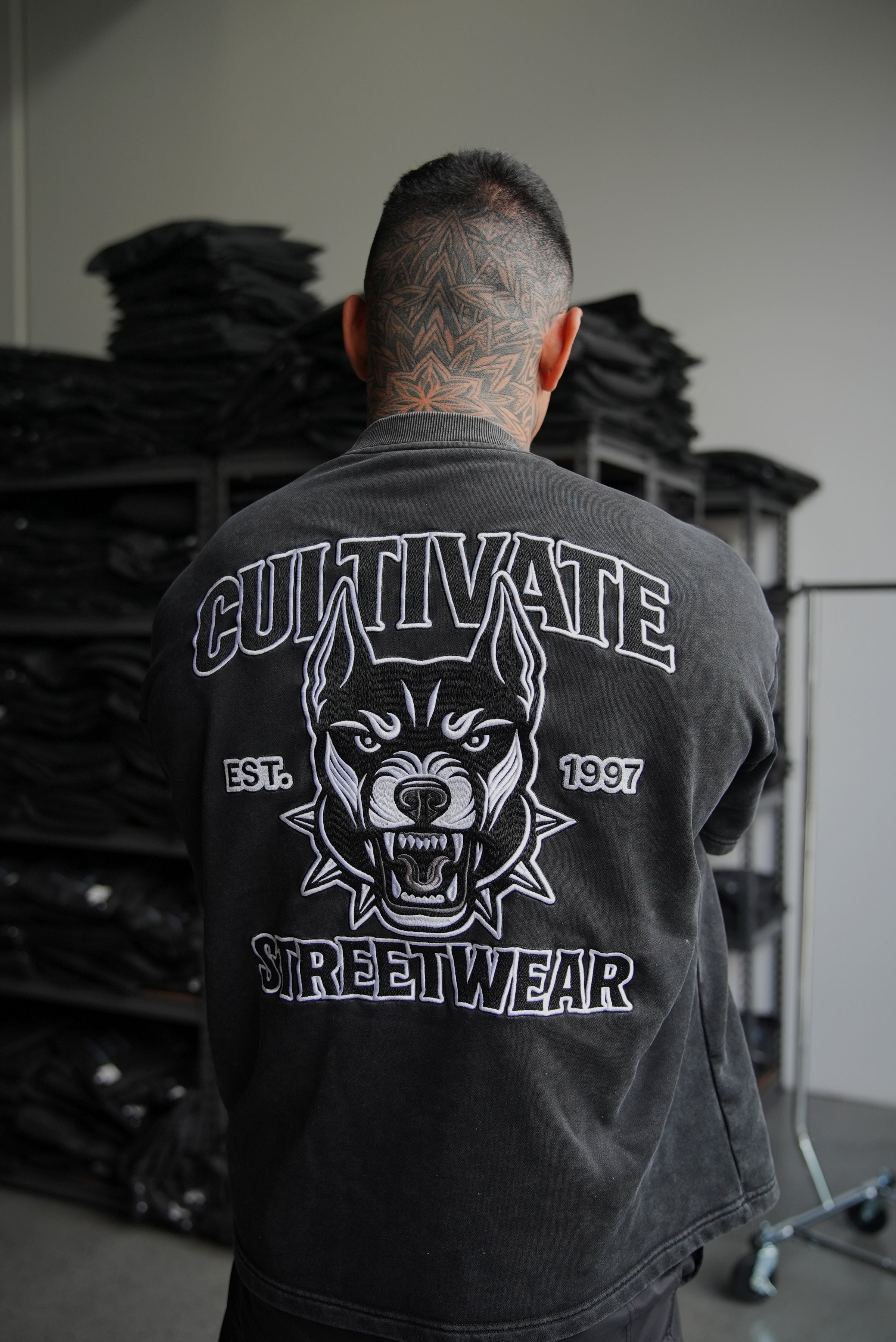 CULTIVATE - VINTAGE "WASHED BLACK DOBERMAN"