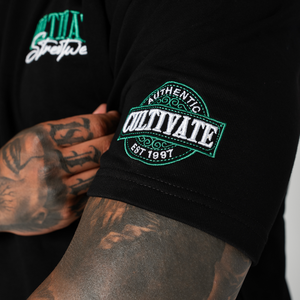 
                      
                        Cultivate - Authentic “Black on Celtic Green”
                      
                    