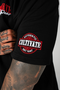 CULTIVATE - AUTHENTIC “BLACK ON RUBY RED”