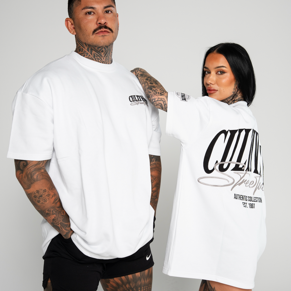 Cultivate - Authentic “White on Slate Grey”