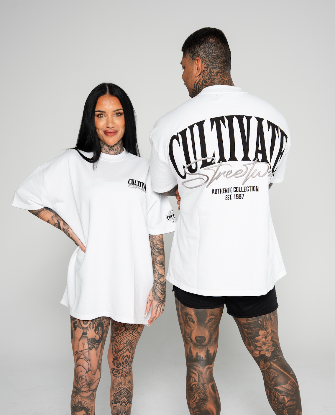 Cultivate - Authentic “White on Slate Grey”