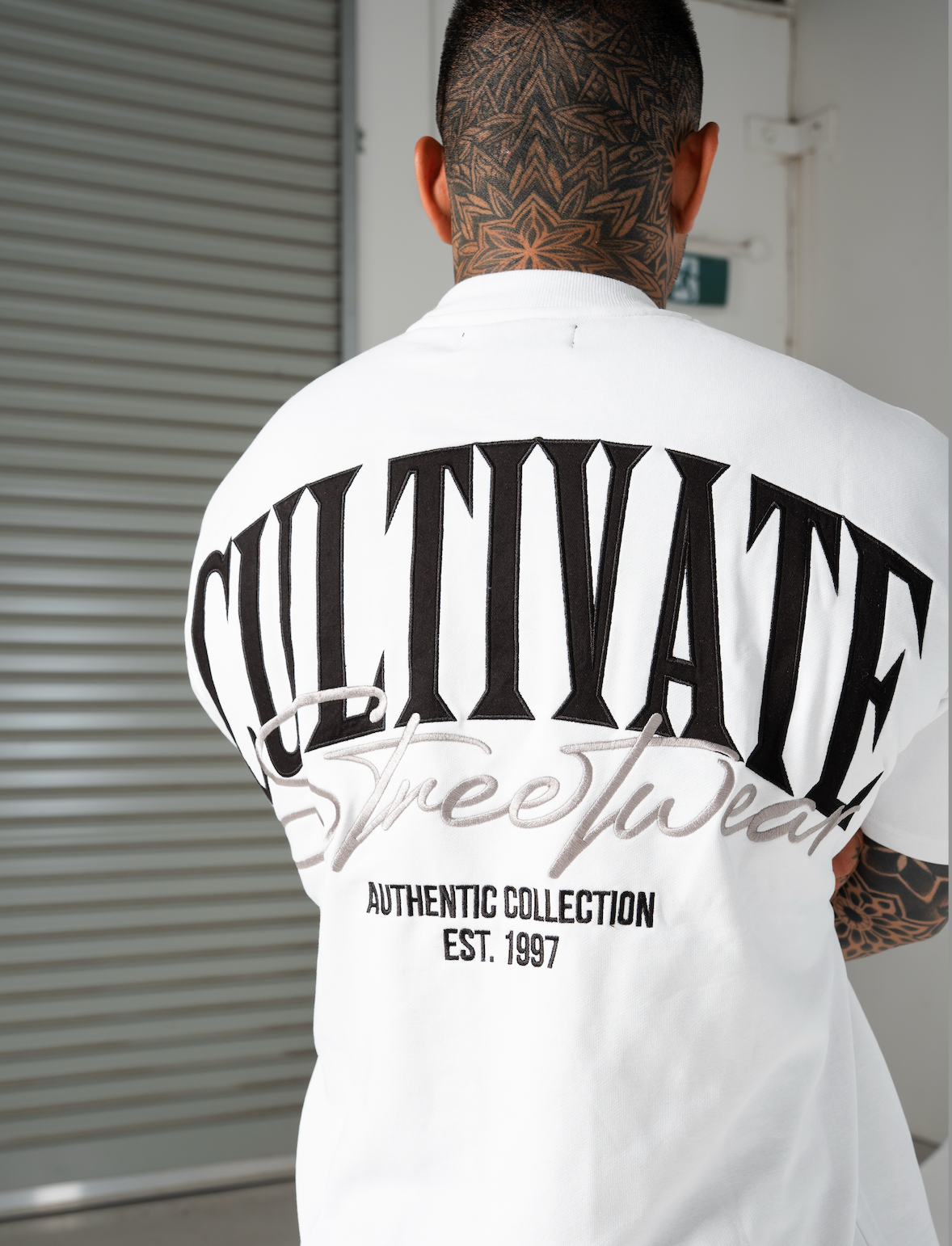 CULTIVATE - AUTHENTIC “WHITE ON SLATE GREY”