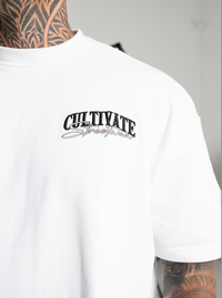 CULTIVATE - AUTHENTIC “WHITE ON SLATE GREY”