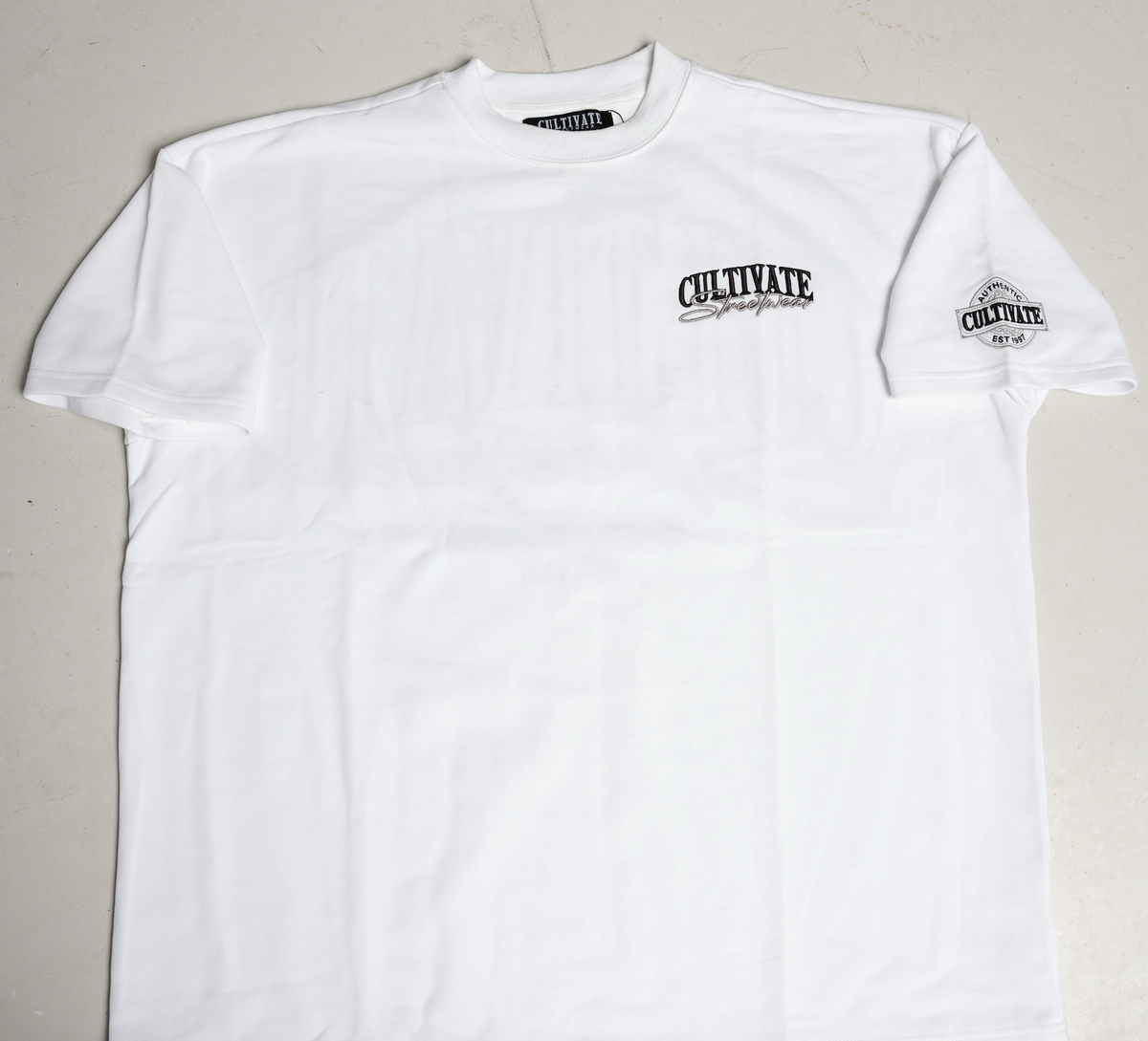 CULTIVATE - AUTHENTIC “WHITE ON SLATE GREY”