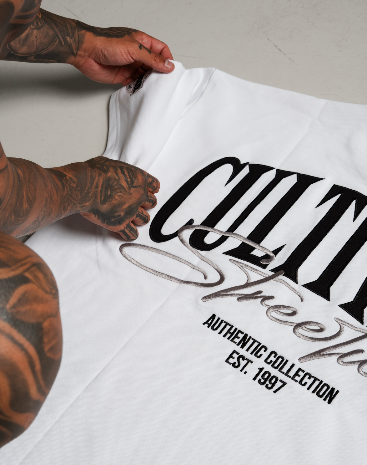 CULTIVATE - AUTHENTIC “WHITE ON SLATE GREY”