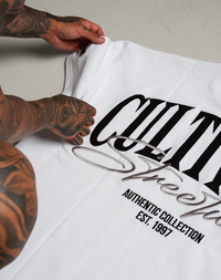 CULTIVATE - AUTHENTIC “WHITE ON SLATE GREY”