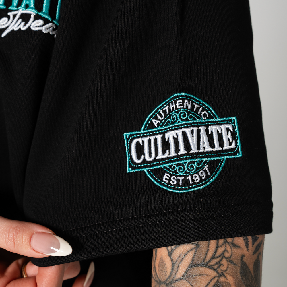 
                      
                        Cultivate - Authentic "Black on Tiffany Blue"
                      
                    