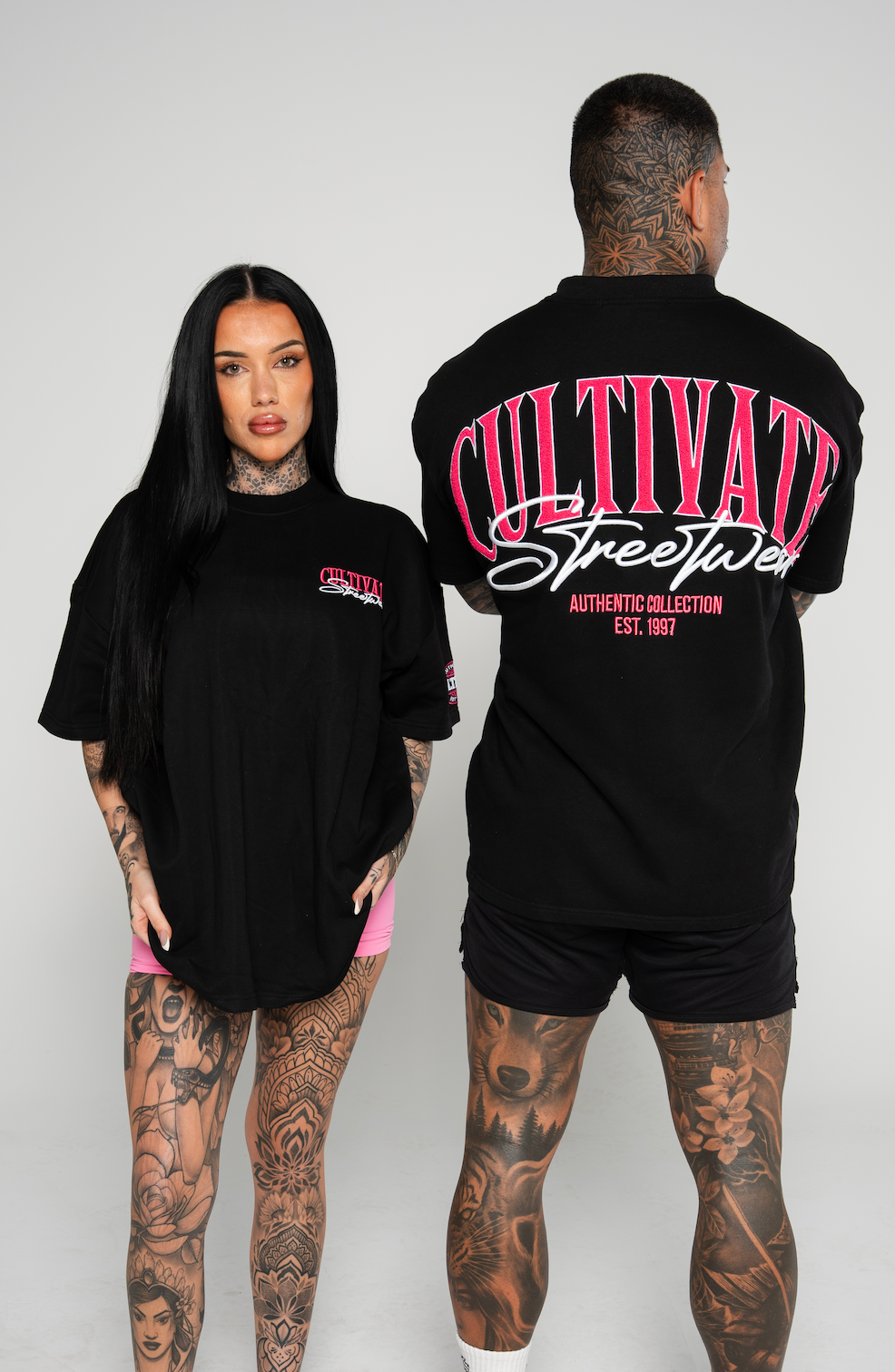 Cultivate - Authentic "Black on Rose Pink"