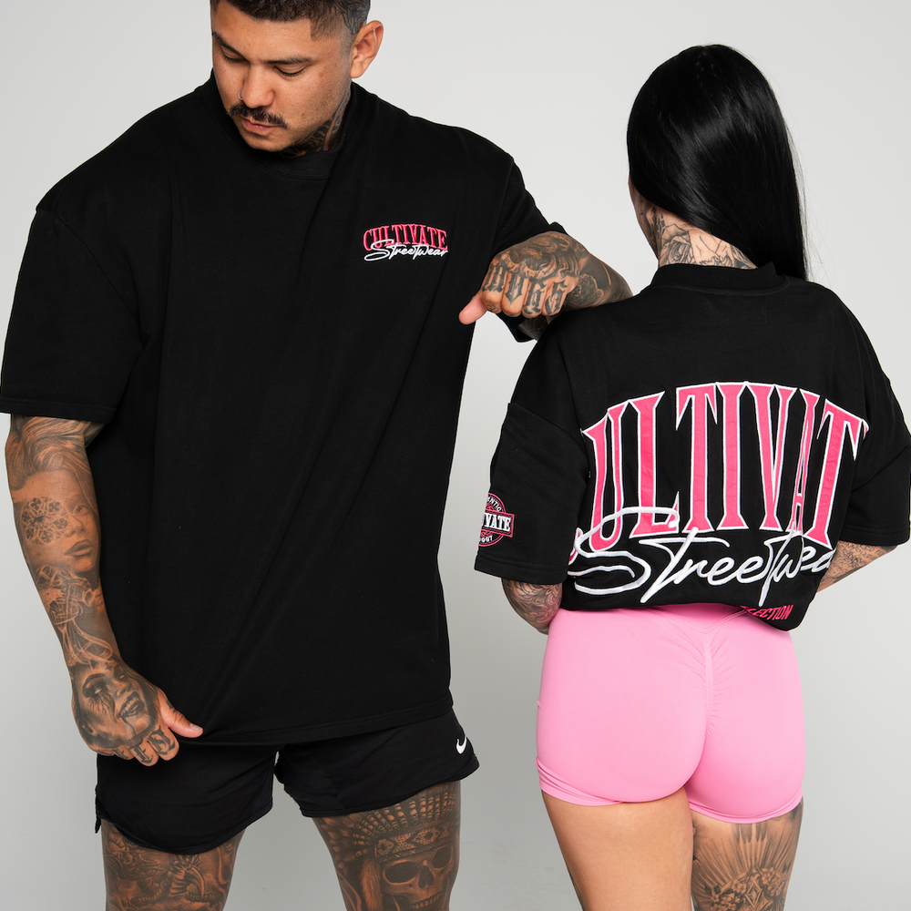 Cultivate - Authentic "Black on Rose Pink"