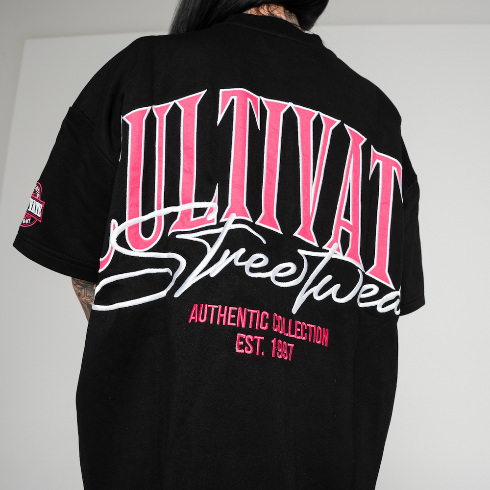 
                      
                        Cultivate - Authentic "Black on Rose Pink"
                      
                    