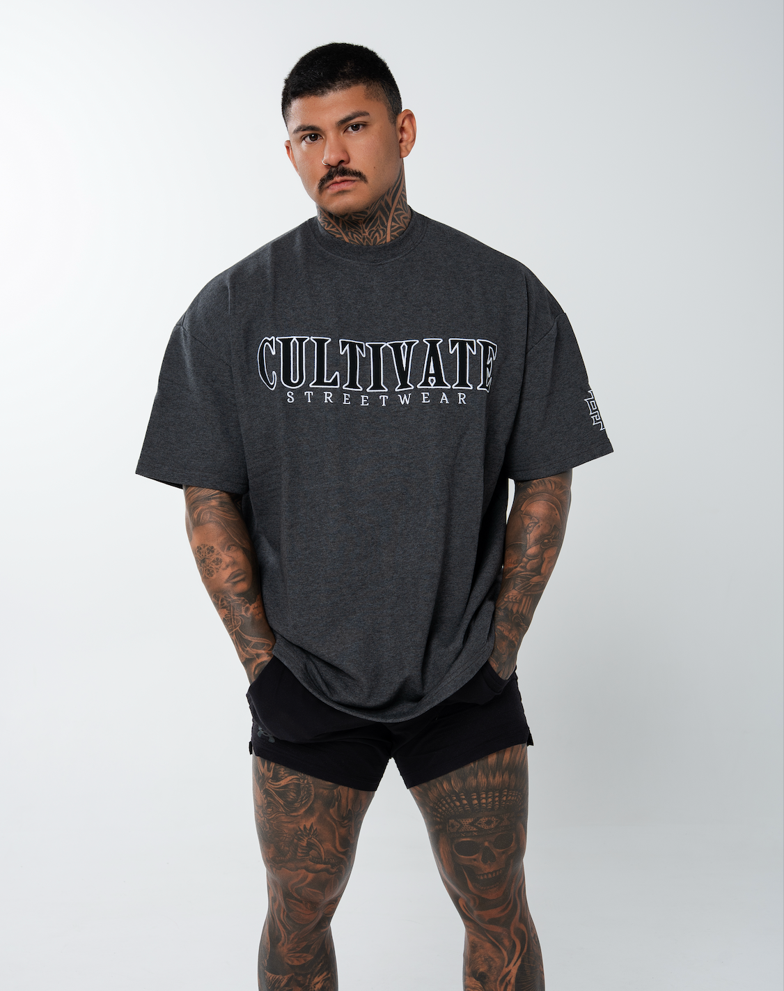 CULTIVATE  - STAPLE TEE "CHARCOAL"