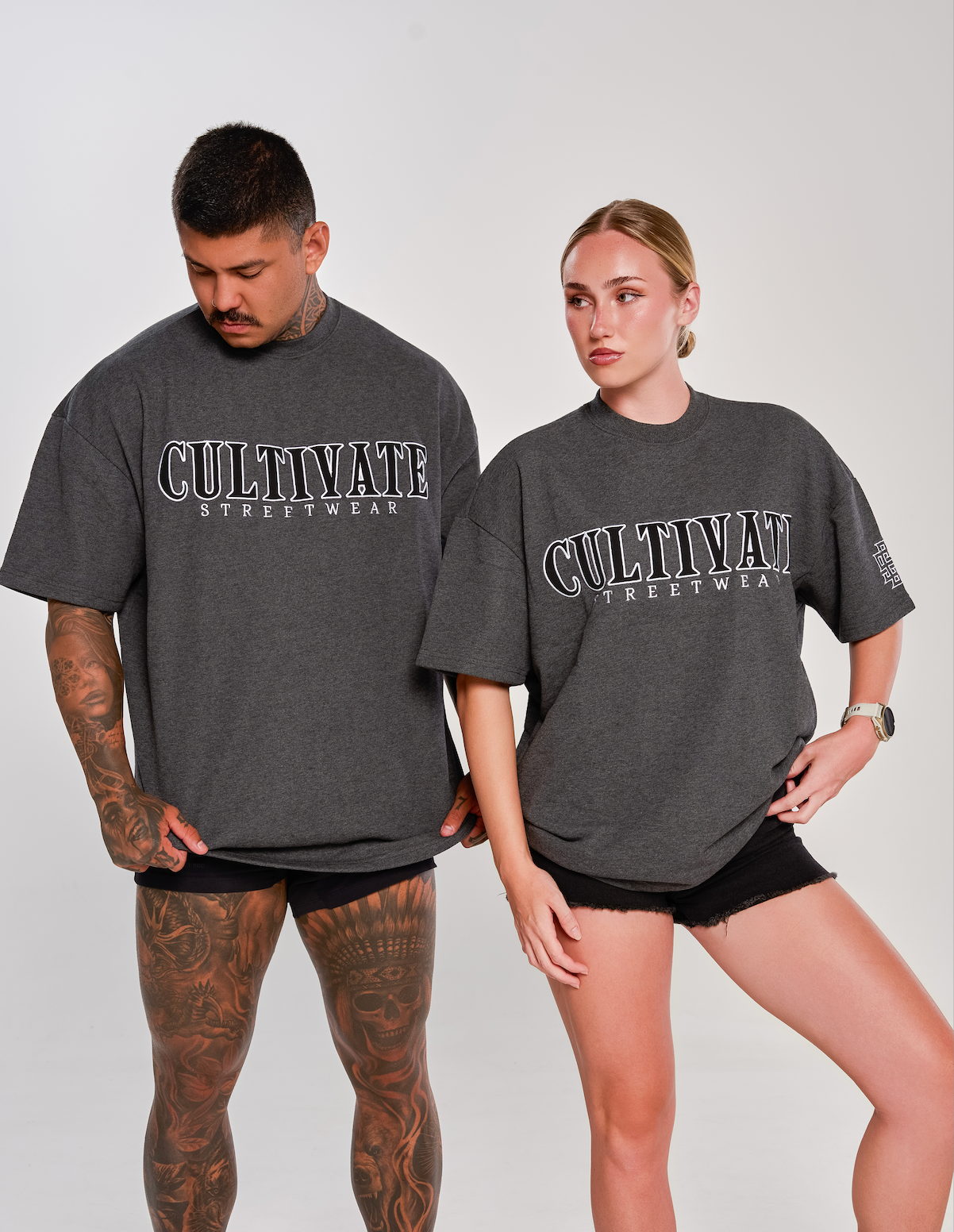 CULTIVATE  - STAPLE TEE "CHARCOAL"