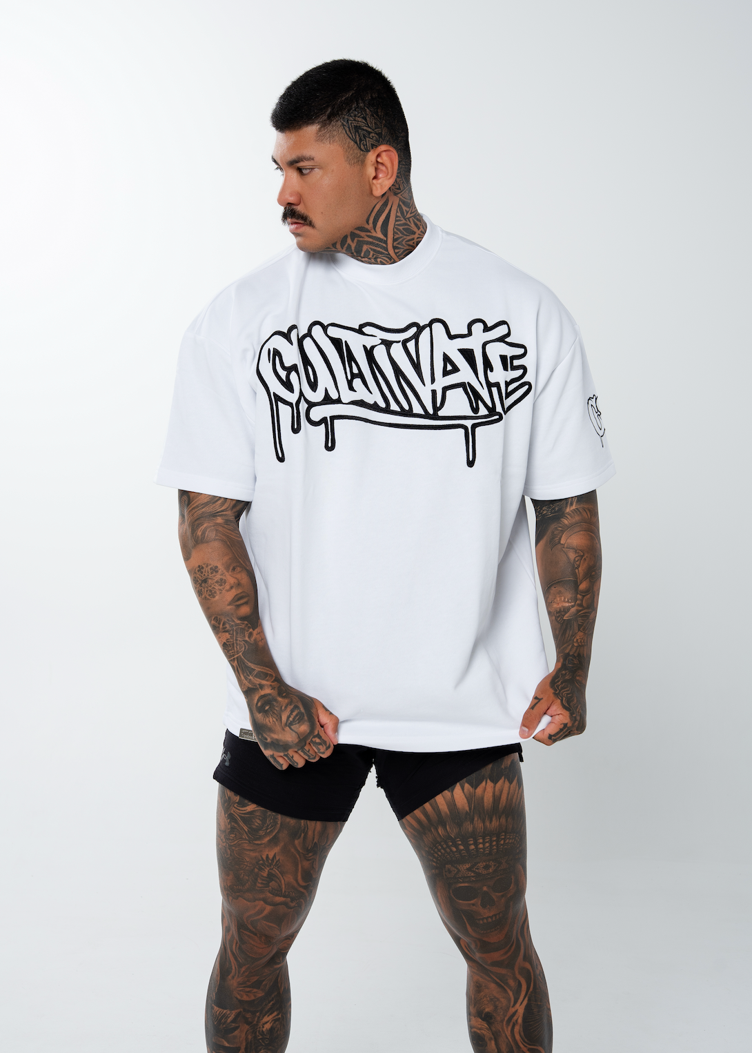 CULTIVATE - GRAFFITI DRIP “WHITE ON BLACK”