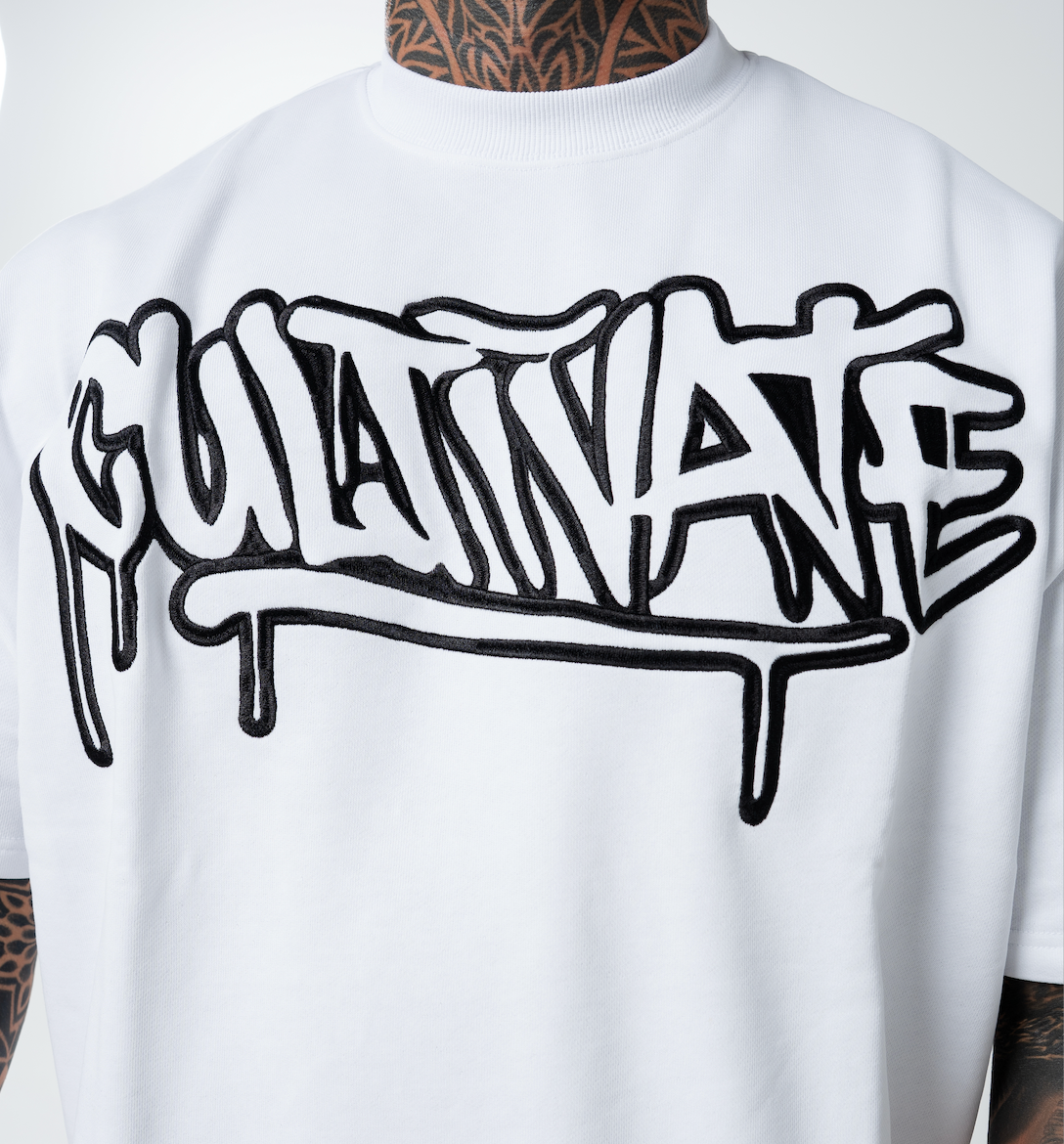 CULTIVATE - GRAFFITI DRIP “WHITE ON BLACK”