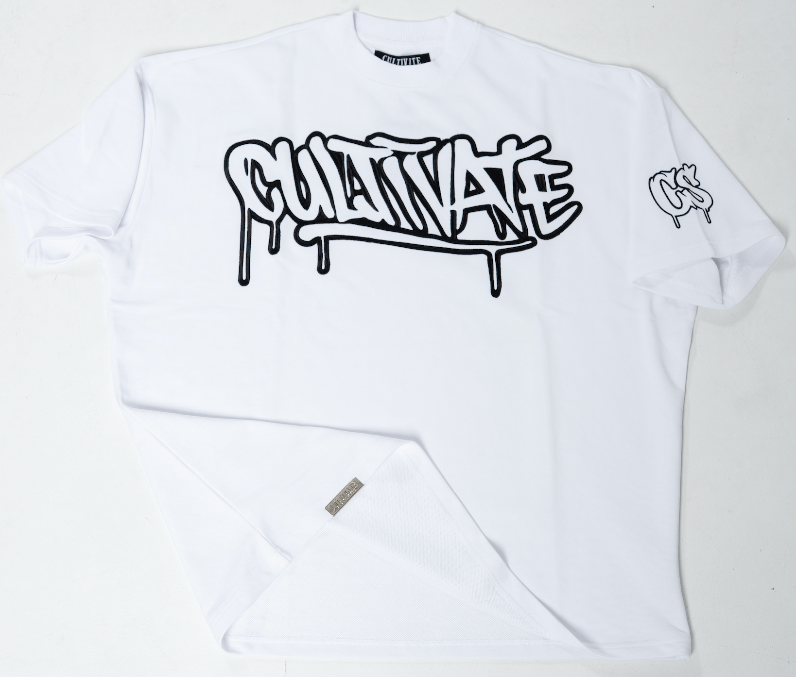CULTIVATE - GRAFFITI DRIP “WHITE ON BLACK”