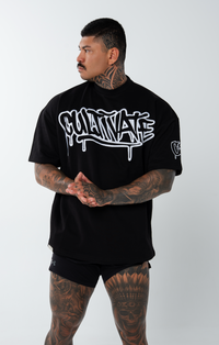 CULTIVATE - GRAFFITI DRIP “BLACK ON WHITE”