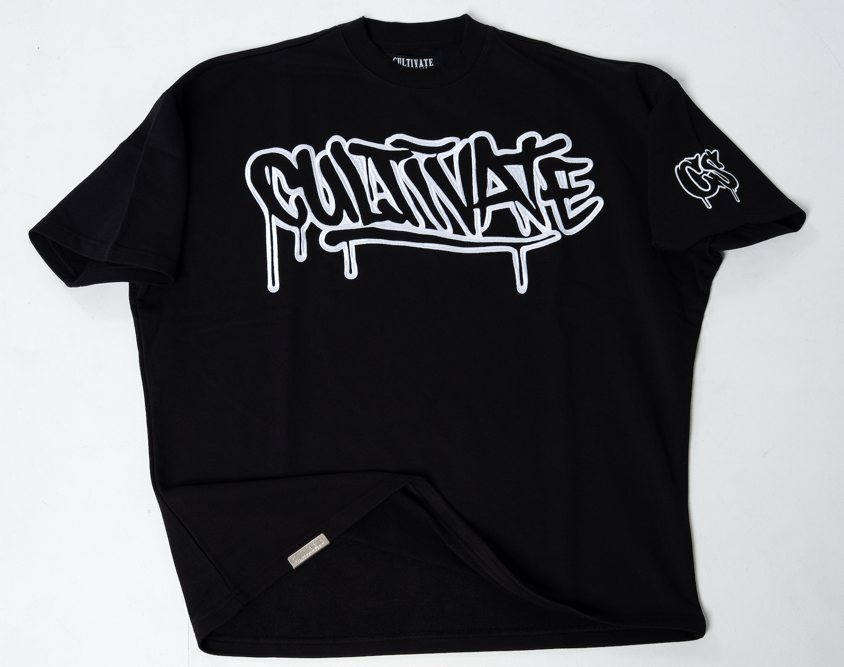 CULTIVATE - GRAFFITI DRIP “BLACK ON WHITE”