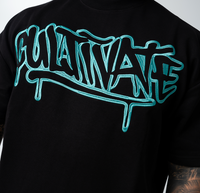 CULTIVATE - GRAFFITI DRIP “BLACK ON BABY BLUE”