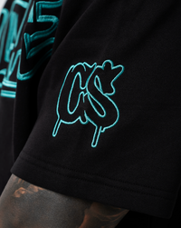 CULTIVATE - GRAFFITI DRIP “BLACK ON BABY BLUE”