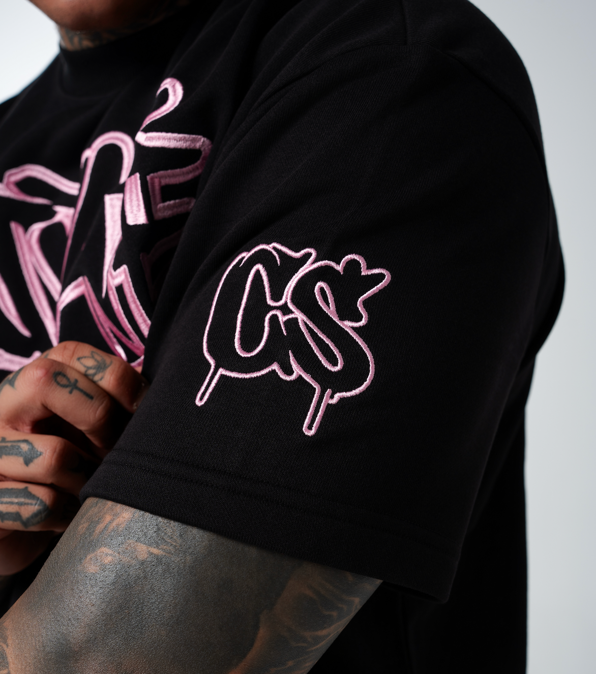 CULTIVATE - GRAFFITI DRIP “BLACK ON BABY PINK”