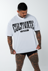 CULTIVATE - WHITE VARSITY JERSEY