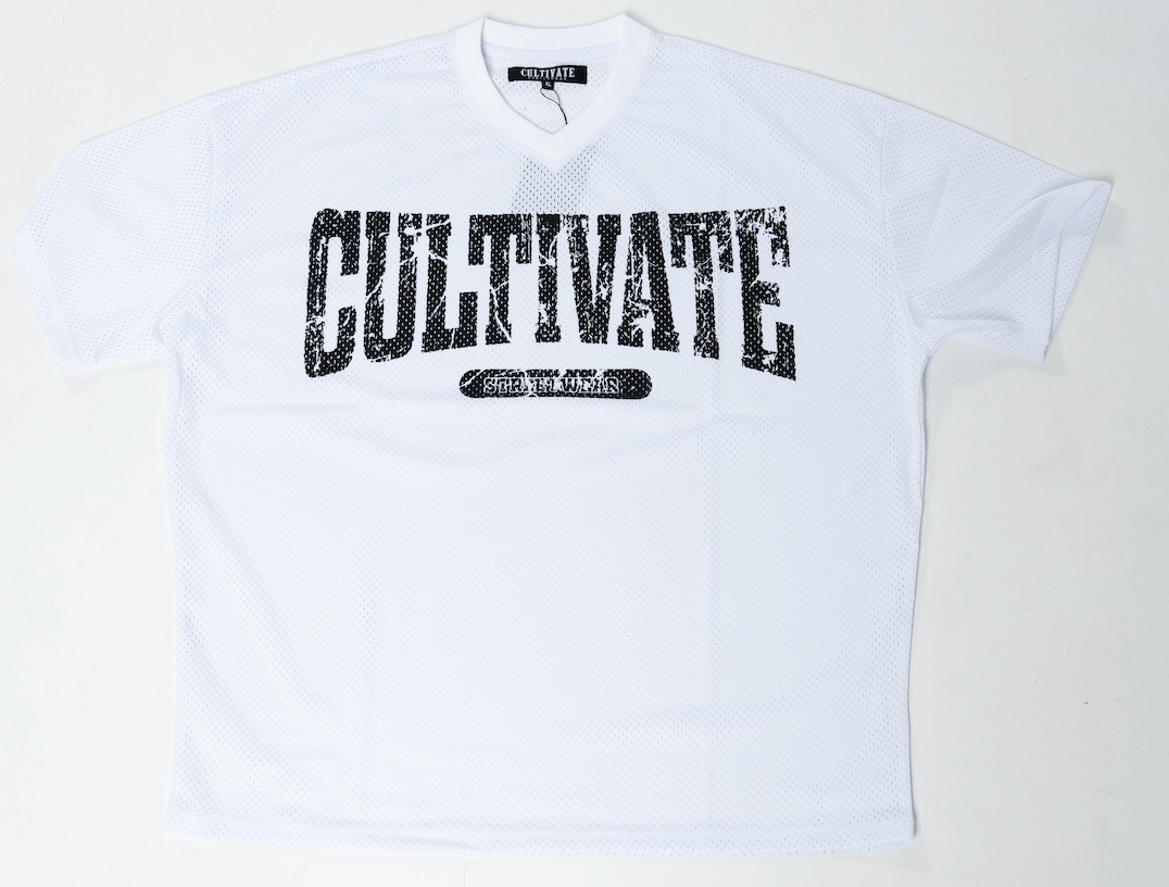 CULTIVATE - WHITE VARSITY JERSEY