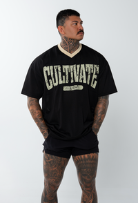 CULTIVATE - BLACK VARSITY JERSEY