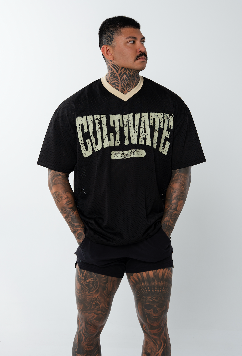 CULTIVATE - BLACK VARSITY JERSEY