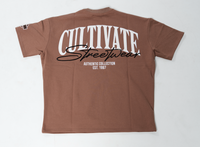 CULTIVATE - AUTHENTIC “DEVINE CHOCOLATE ON OFF WHITE”