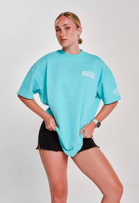 CULTIVATE - AUTHENTIC “AQUA ICE BLUE ON OFF WHITE”