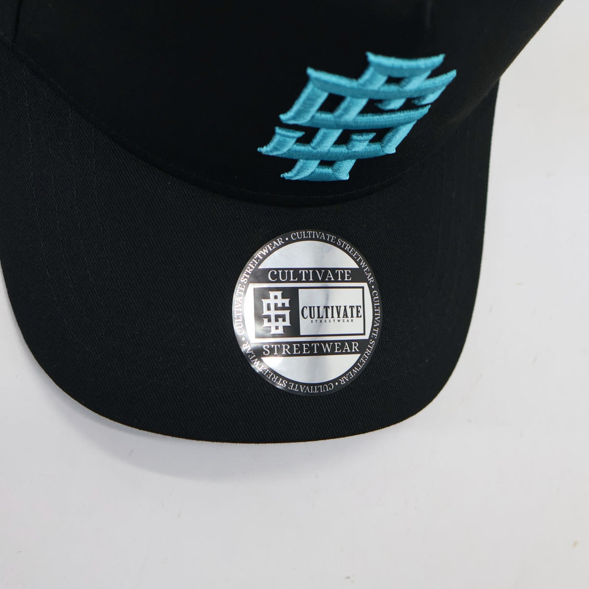 A FRAME - BLACK ON BABY BLUE