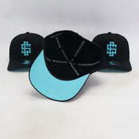 A FRAME - BLACK ON BABY BLUE