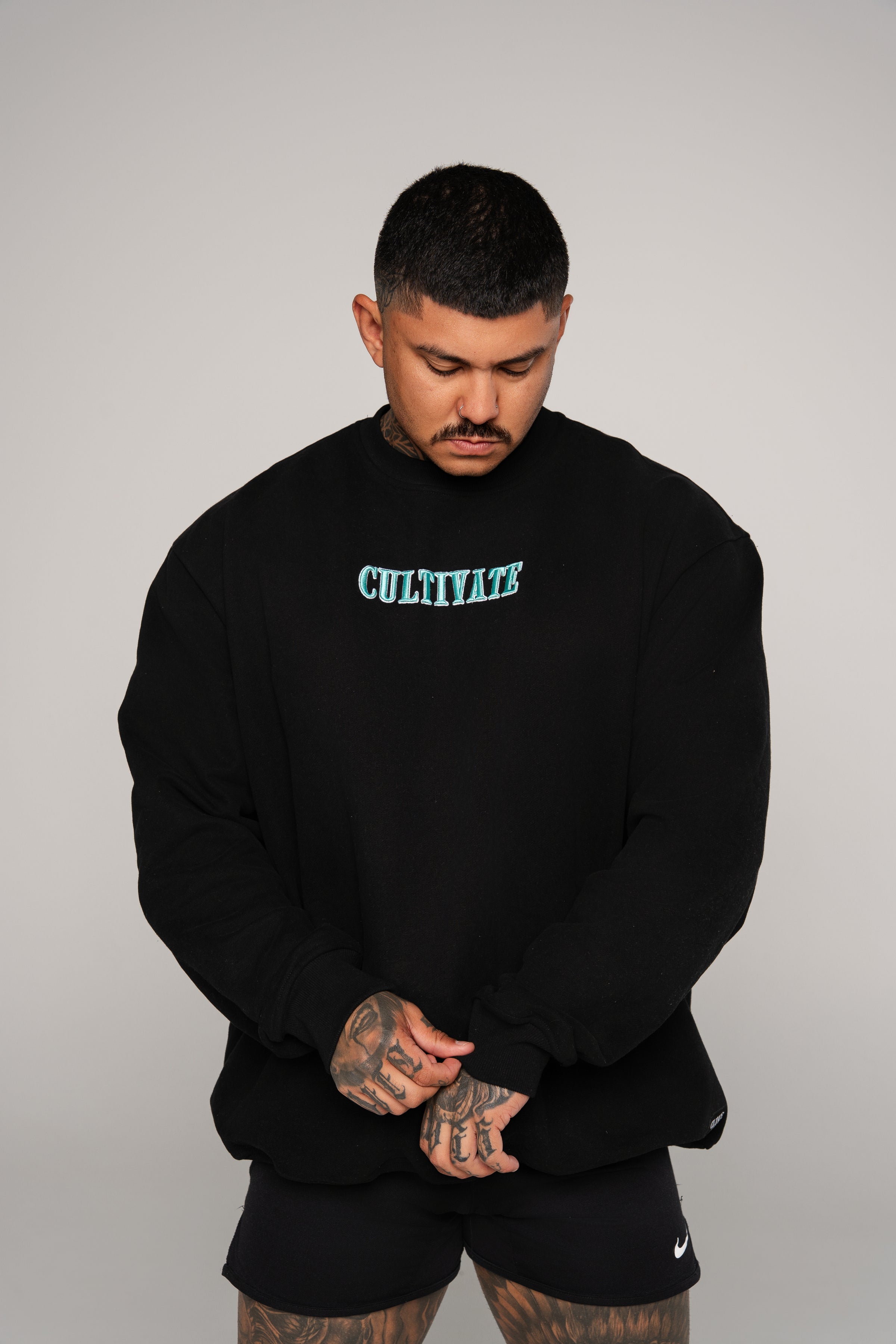 CULTIVATE  -BLACK ON TIFFANY BLUE